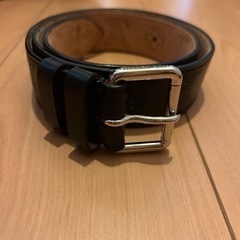 美品 ルイヴィトン サンチュール ペルフォ   34レザー ブラック シルバー金具 パンチング【本物保証】