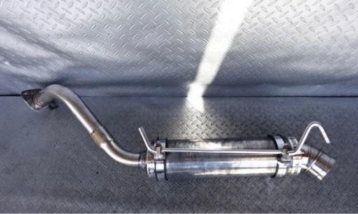 ジムニー　JB23 WirusWin製アドベンチャーマフラー　チタンタイプ