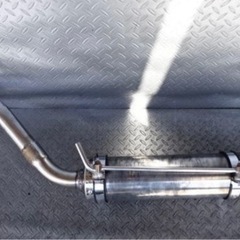 ジムニー　JB23 WirusWin製アドベンチャーマフラー　チタンタイプ