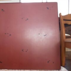 こたつテーブル、漆塗り、90cm x 90cm
