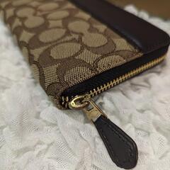 (取引中)美品✨◆COACH◆長財布 シグネチャー柄 コーチ ブランドの画像
