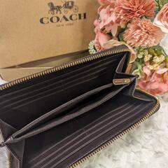 (取引中)美品✨◆COACH◆長財布 シグネチャー柄 コーチ ブランドの画像