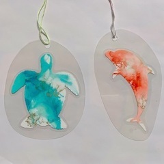 アルコールインクアート🌈