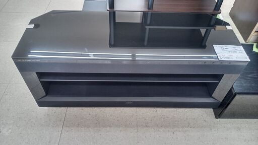★ジモティ割あり★ SONY テレビ台スピーカー付き 黒 H50×D40×W111 クリーニング済み TJ2267