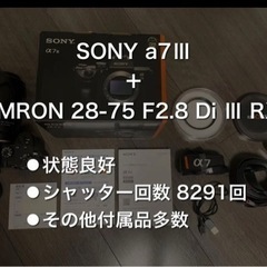 SONY α‬7Ⅲ ミラーレス一眼レフ