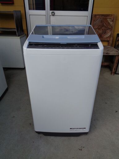 中古美品！　HITACHI 日立　7.0Kg全自動洗濯機　BW-V70C　2018年製