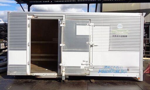 ♪千葉SK62♪物置♪コンテナ♪スライドドア付♪アルミ箱♪