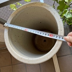 【決まりました】傘立て　陶器　お花柄の画像