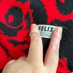 赤いマフラー　FELIXの画像
