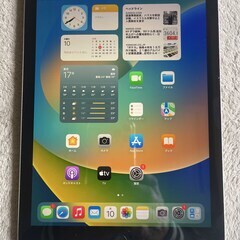 ipad 2017第5 wi-fi ３２GB silver バッテリー１００％　912