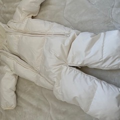 ベビーダウン　GAP ホワイト　クマ耳　babyGAPの画像