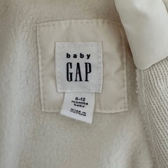 ベビーダウン　GAP ホワイト　クマ耳　babyGAPの画像