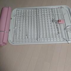 小型犬用 ペットケージ (ピンク)の画像