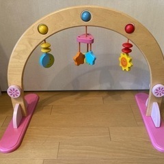 『差し上げます』木製　ベビー　プレイジム　赤ちゃん用の画像