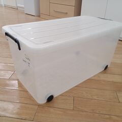 ★ジモティ割あり★ アイリスオーヤマ 衣装ケース クリア H35...