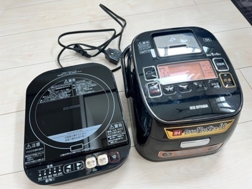 【決まりました】アイリスオーヤマ　炊飯器　３合炊き　RC-IA31-B