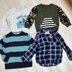 子供服　トレーナー　シャツ　薄手セーターなど