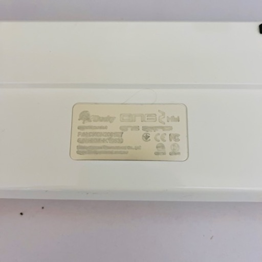 Ducky One 2 mini Pure White RGB 静音赤軸