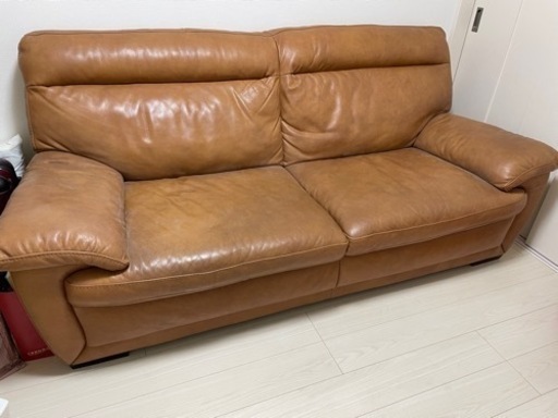 ニトリ　本革　2年使用