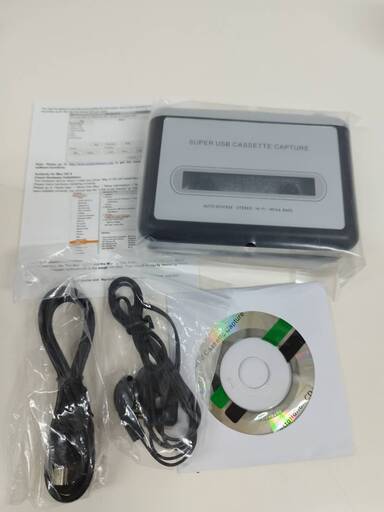 【未使用】USB Cassette Capture カセットテープ音源をMP3に変換