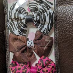 キッズヘアクリップ（新品）3個の画像