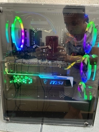 自作ゲーミングPC i3 -10105f (~=i7-7700) /Windows10 /ram 16gb /SSD 512GB HDD 2000GB /gtx1070ti 8GB /新品ケース/新品ファン/ LED RGB/ 水冷