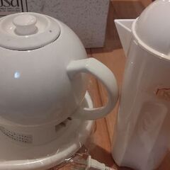 電気ポット＆お茶お粥ジャーセットの画像