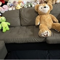 3人掛け　自由に変えれるダブルカウチソファ　1枚目画像の色とは違います
の画像