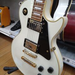 photogenic エレキギター レスポールカスタムタイプ ホワイトの画像