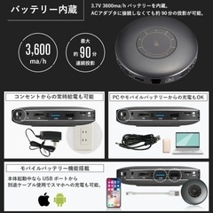 プロジェクター　グレーの画像