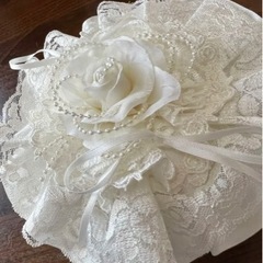 素敵な一日に　結婚式　リングピローの画像