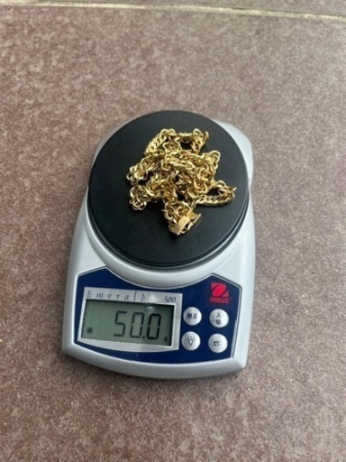 18金 喜平ネックレス 50g 60cm 6面ダブル K18キヘイ