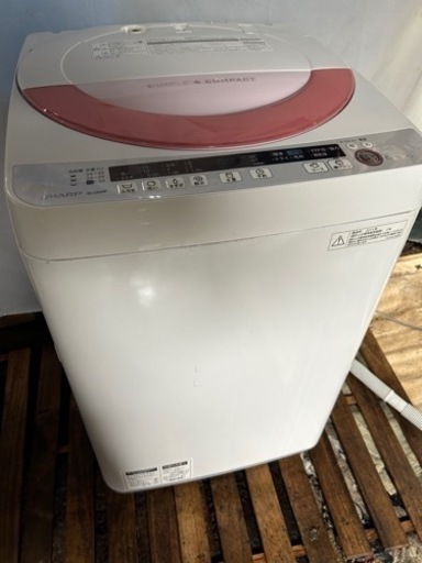 SHARP ES-GE60P-P　縦型洗濯機　6Kg