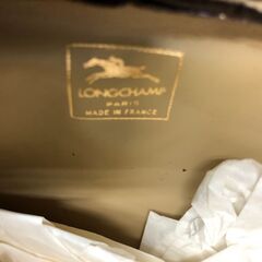 LONGCHAMP　馬柄　ダークブラウン　ポーチ　未使用品の画像