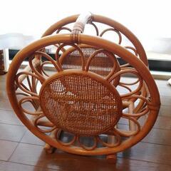 籐家具　雑誌収納etc
