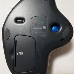 お試しOK【値下げ】ロジクール Logicool M570 ワイヤレストラックボールマウス 5ボタン黒 レシーバー付の画像