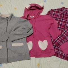 女の子　子供服　150センチ　冬服　まとめ売り8着　新品含む　の画像