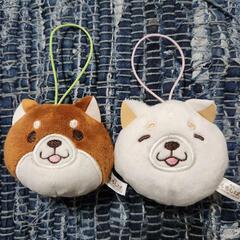 忠犬もちしば☆ぬいぐるみストラップ2点セット