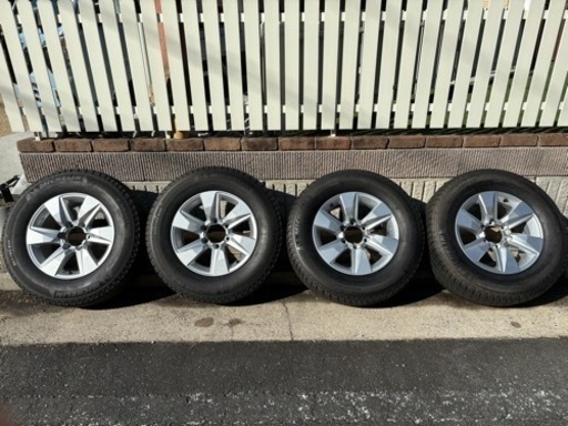 プラド150 後期　純正ホイールタイヤセット