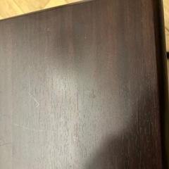 ニトリ　折り畳みコンパクトデスクフレッタDBRの画像