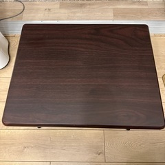 ニトリ　折り畳みコンパクトデスクフレッタDBR