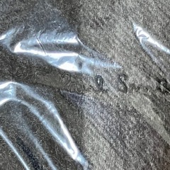 【超美品】【カシミヤ100%】ポール・スミス チェック柄 グレー マフラーの画像