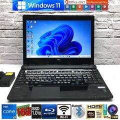 【NEC NS700/A】最強 i7-5500U/メモリ16GB...