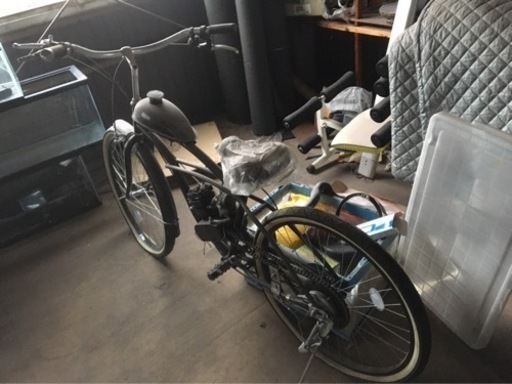 自転車バイク 製作途中で断念…