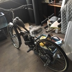 自転車バイク 製作途中で断念…