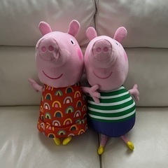 ⭐︎受け渡し先が決まりました　ペッパピッグ、ジョージピッグぬいぐるみ