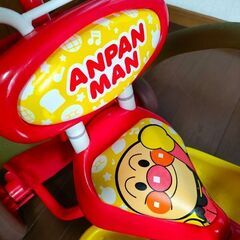 【値下げ中】アンパンマン　デラックス三輪車の画像