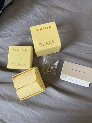 MARIA BLACK イヤーカフ　シルバー×パール