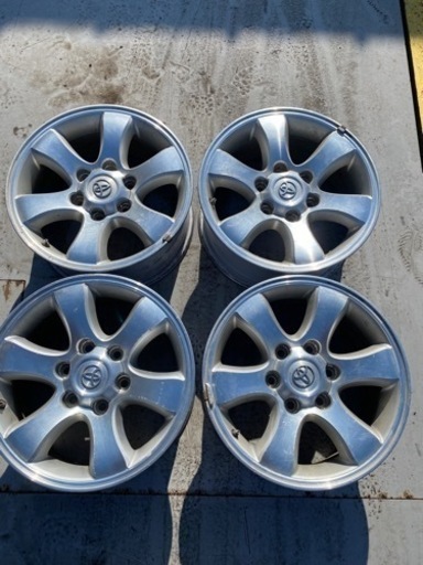 ランクル　プラド　ハイエース　ハイラックス　などに　120系　純正ホイール　17インチ