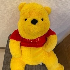 くまのプーさん　ぬいぐるみ抱き枕の画像